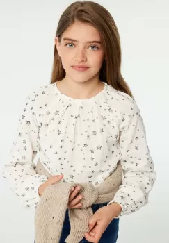 Mayoral bluza de bumbac pentru copii culoarea bej, modelator, 7191 imagine