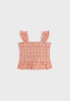 Mayoral bluza de bumbac pentru copii culoarea portocaliu, modelator imagine