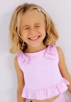 Mayoral bluza de bumbac pentru copii culoarea roz, modelator, 3023 imagine