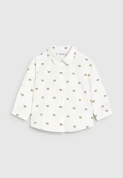 Mayoral camasa bebe culoarea alb, 2107 imagine