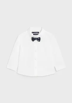 Mayoral camasa de bumbac pentru copii culoarea bej, 2189 imagine