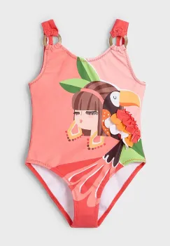 Mayoral costum de baie dintr-o bucata pentru copii culoarea portocaliu, 3718 imagine