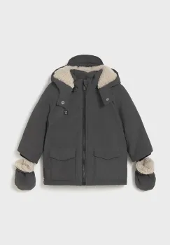 Mayoral geaca bebe culoarea gri, 2421 imagine