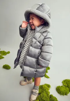 Mayoral geaca bebe culoarea gri, 2436 imagine