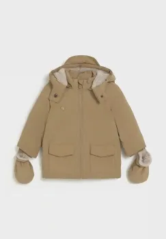Mayoral geaca bebe culoarea maro, 2421 imagine