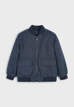 Mayoral geaca bomber pentru copii culoarea bleumarin, 4415 imagine