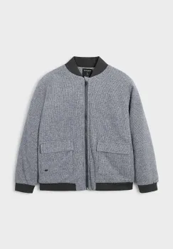 Mayoral geaca bomber pentru copii culoarea gri, 4415 imagine