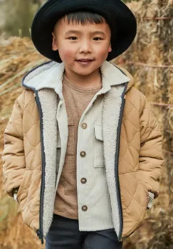 Mayoral geaca copii culoarea bej, 4421 imagine