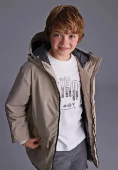 Mayoral geaca copii culoarea bej, 7415 imagine