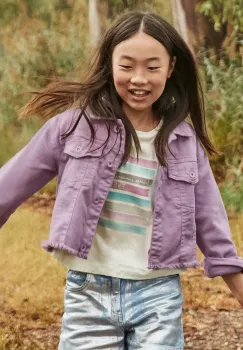 Mayoral geaca copii culoarea violet, 6406 imagine