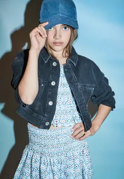 Mayoral geaca de blugi pentru copii culoarea negru, 6405 imagine