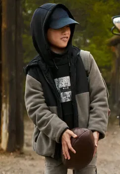 Mayoral geaca reversibila pentru copii culoarea negru, 7413 imagine