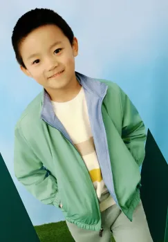 Mayoral geaca reversibila pentru copii culoarea verde, 3430 imagine