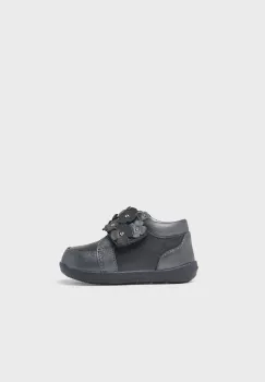 Mayoral ghete din piele pentru copii culoarea albastru marin imagine