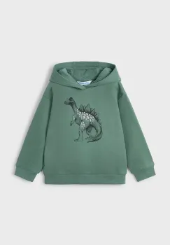 Mayoral hanorac de bumbac culoarea verde, cu gluga, 4407 imagine