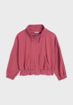 Mayoral hanorac de bumbac pentru copii culoarea roz, neted imagine