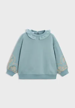 Mayoral hanorac de bumbac pentru copii culoarea verde, cu imprimeu, 4430 imagine