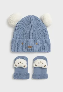 Mayoral Newborn caciula si sosete pentru bebelusi culoare albastra 9933 imagine