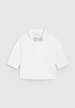 Mayoral Newborn camasa din bumbac pentru bebelusi culoarea bej imagine