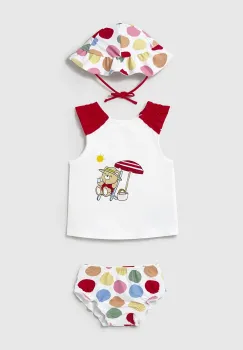 Mayoral Newborn costum de baie pentru bebelusi culoarea rosu, 1668 imagine