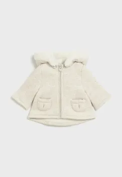 Mayoral Newborn geaca bebe culoarea bej, 2493 imagine