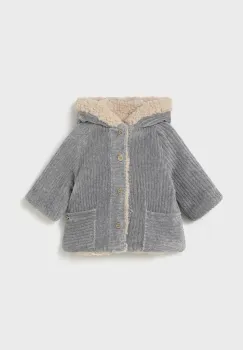 Mayoral Newborn geaca bebe culoarea gri, 2496 imagine