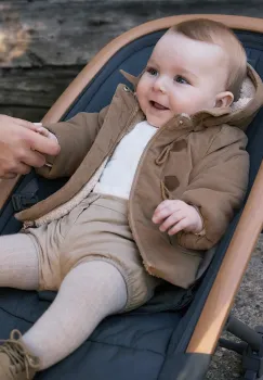 Mayoral Newborn geaca bebe culoarea maro, 2411 imagine