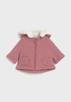 Mayoral Newborn geaca bebe culoarea roz, 2493 imagine