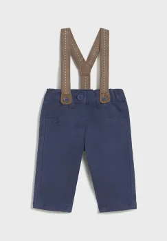 Mayoral Newborn pantaloni bebe culoarea bleumarin, uni, 2576 imagine