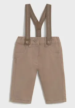 Mayoral Newborn pantaloni bebe culoarea maro, uni, 2576 imagine