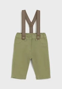Mayoral Newborn pantaloni bebe culoarea verde, uni, 2576 imagine
