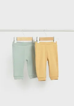 Mayoral Newborn pantaloni de trening pentru bebelusi 2-pack imagine