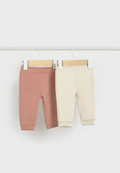 Mayoral Newborn pantaloni de trening pentru bebelusi 2-pack imagine