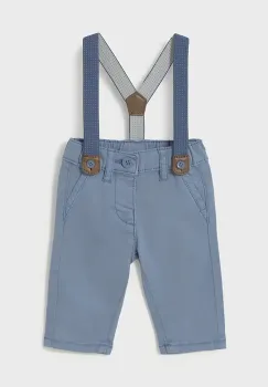 Mayoral Newborn pantaloni din bumbac pentru bebelusi neted, 1561 imagine