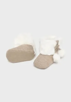 Mayoral Newborn pantofi pentru bebelusi culoarea bej, 9954 imagine