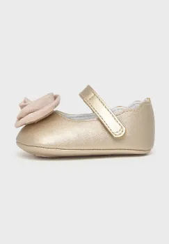 Mayoral Newborn pantofi pentru bebelusi culoarea bej, 9960 imagine