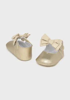 Mayoral Newborn pantofi pentru bebelusi culoarea bej, 9961 imagine