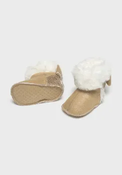 Mayoral Newborn pantofi pentru bebelusi culoarea bej, 9965 imagine