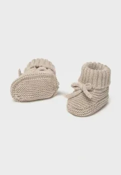 Mayoral Newborn pantofi pentru bebelusi culoarea bej, 9970 imagine