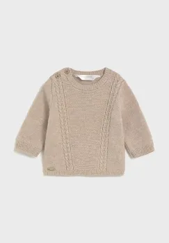 Mayoral Newborn pulover bebe culoarea bej, light, 2334 imagine