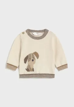 Mayoral Newborn pulover din amestec de lana pentru bebelusi culoarea bej, 2336 imagine