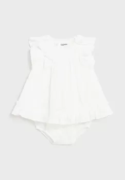 Mayoral Newborn rochie bebe culoarea alb, mini, evazati imagine