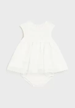 Mayoral Newborn rochie bebe culoarea bej, mini, evazati imagine