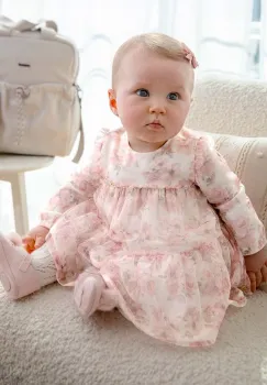 Mayoral Newborn rochie bebe culoarea roz, mini, evazati, 2805 imagine