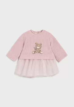 Mayoral Newborn rochie bebe culoarea roz, mini, evazati, 2811 imagine