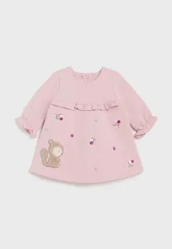 Mayoral Newborn rochie bebe culoarea roz, mini, evazati, 2885 imagine