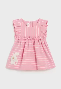 Mayoral Newborn rochie bebe culoarea roz, mini, evazati imagine