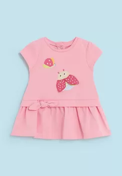 Mayoral Newborn rochie bebe culoarea roz, mini, evazati imagine