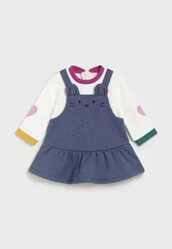 Mayoral Newborn rochie bebe mini, evazati, 2802 imagine