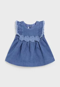 Mayoral Newborn rochie bebe mini, evazati imagine